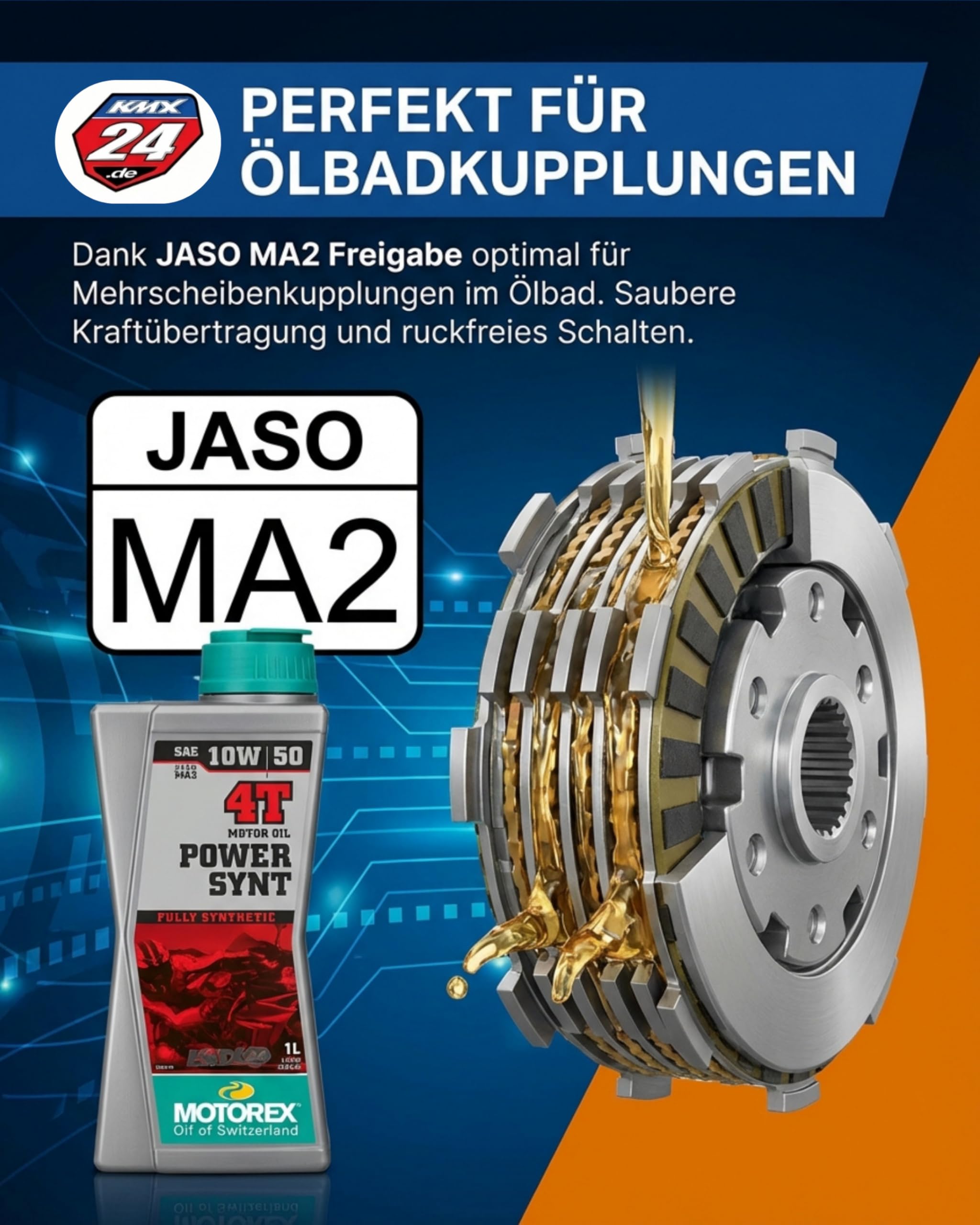 Ölwechsel Set – passt an KTM LC4 690 Duke Enduro SMC SMC-R Supermoto – Modelle ab 2012 – Motorex PowerSynt 4T 10W50 – Ölfilter Kit – Service Set