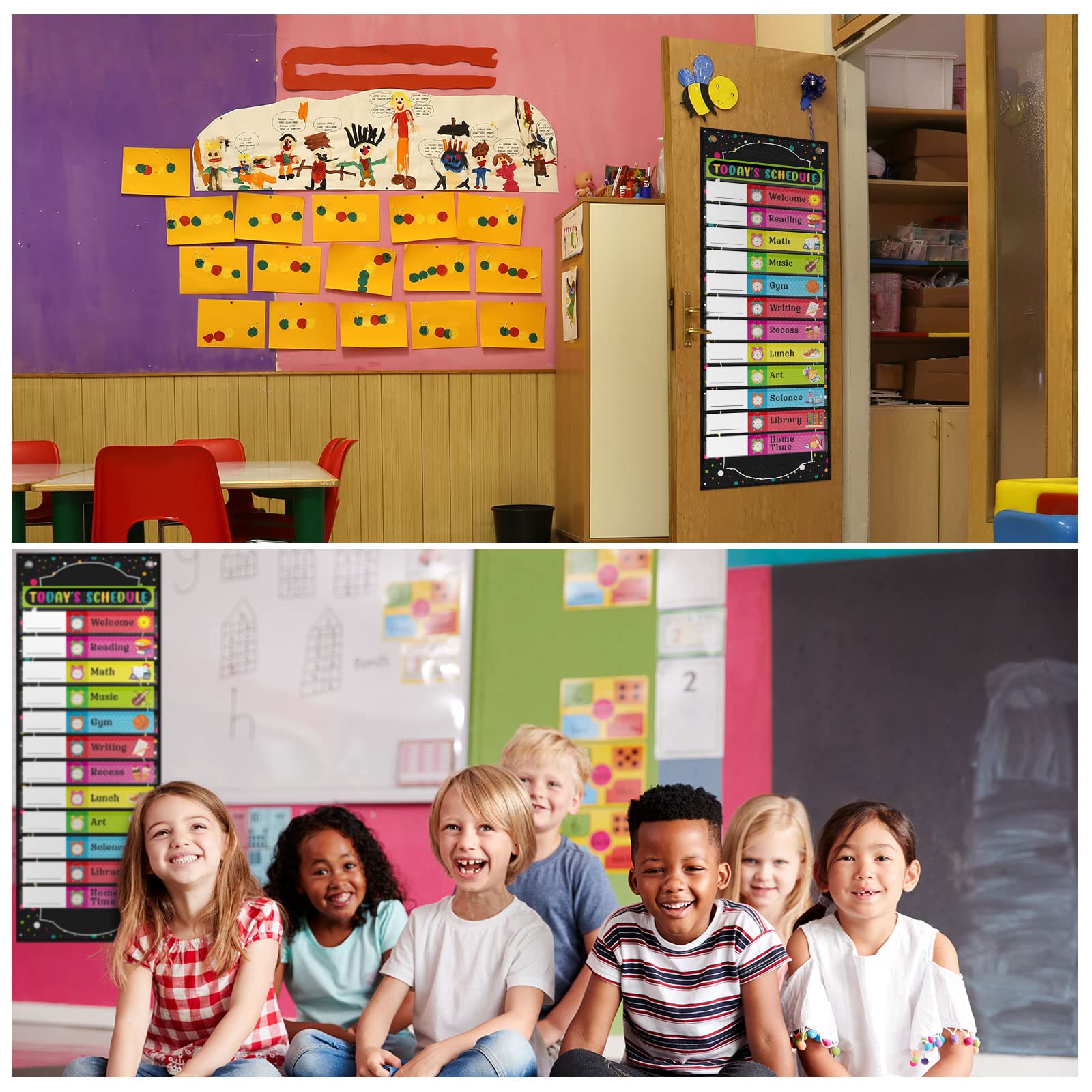 Verhaltensdiagramm Für Kinder 60x48cm - Farbcodiertes Ampelsystem Für Zuhause & Schule