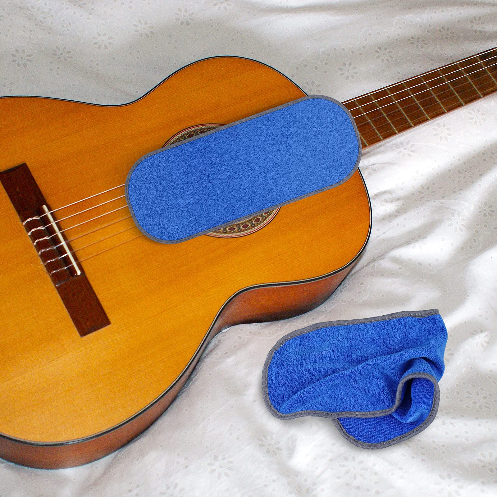 5 Paños Microfibra Para Limpiar Instrumentos Musicales - Sin Pelusas, Suaves, Reutilizables