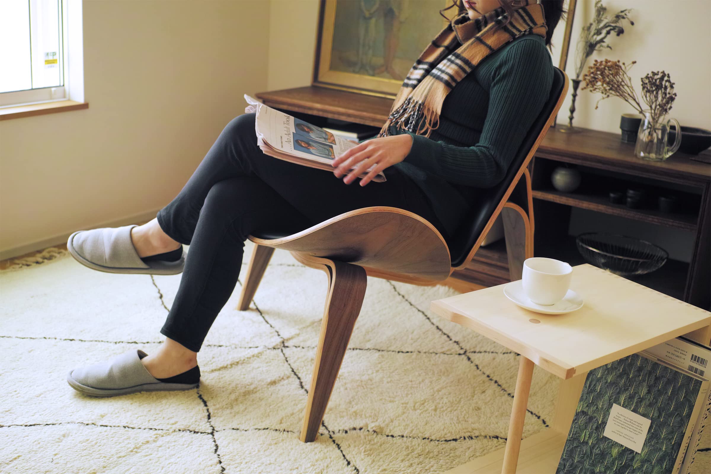 Amazon.co.jp: North Orange 1人掛け 椅子 リプロダクト ボートチェア