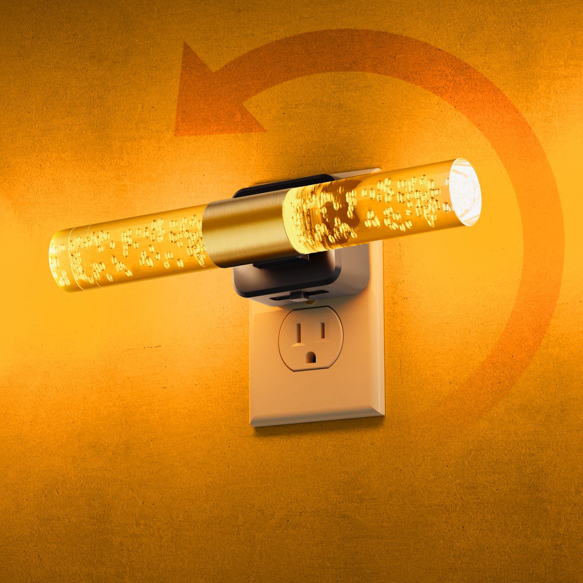 L LOHAS LED Amber Night Light, Night Lights Plug into Wall, Sleep Light