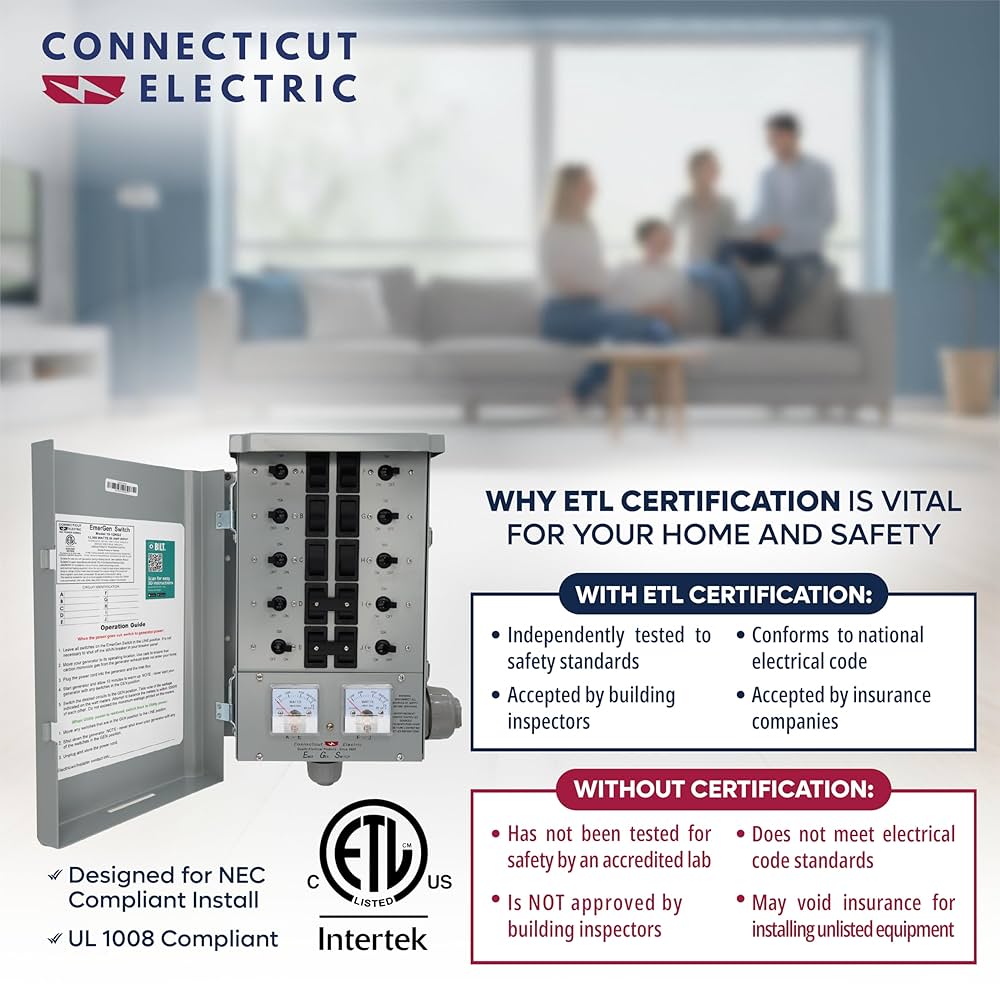 Amazon.com: Connecticut Electric EmerGen Transfer Switch