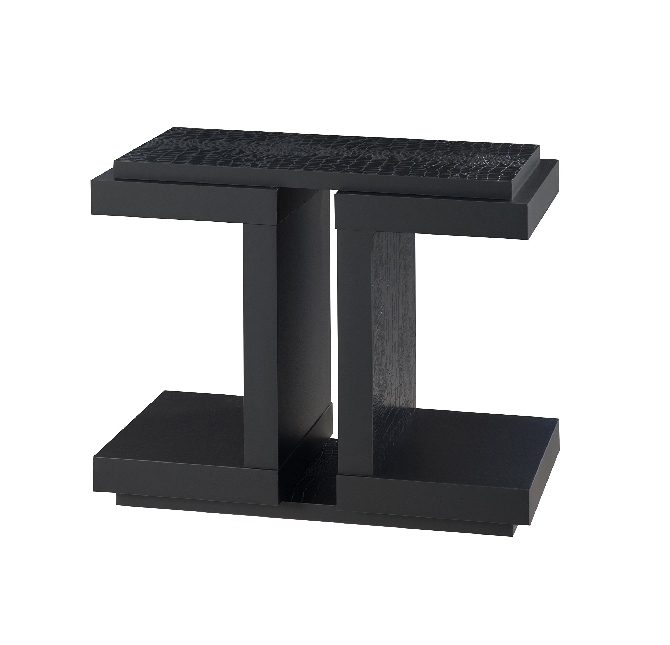 Table d'appoint Kathleen de Furniture of America meuble noir haut de gamme
