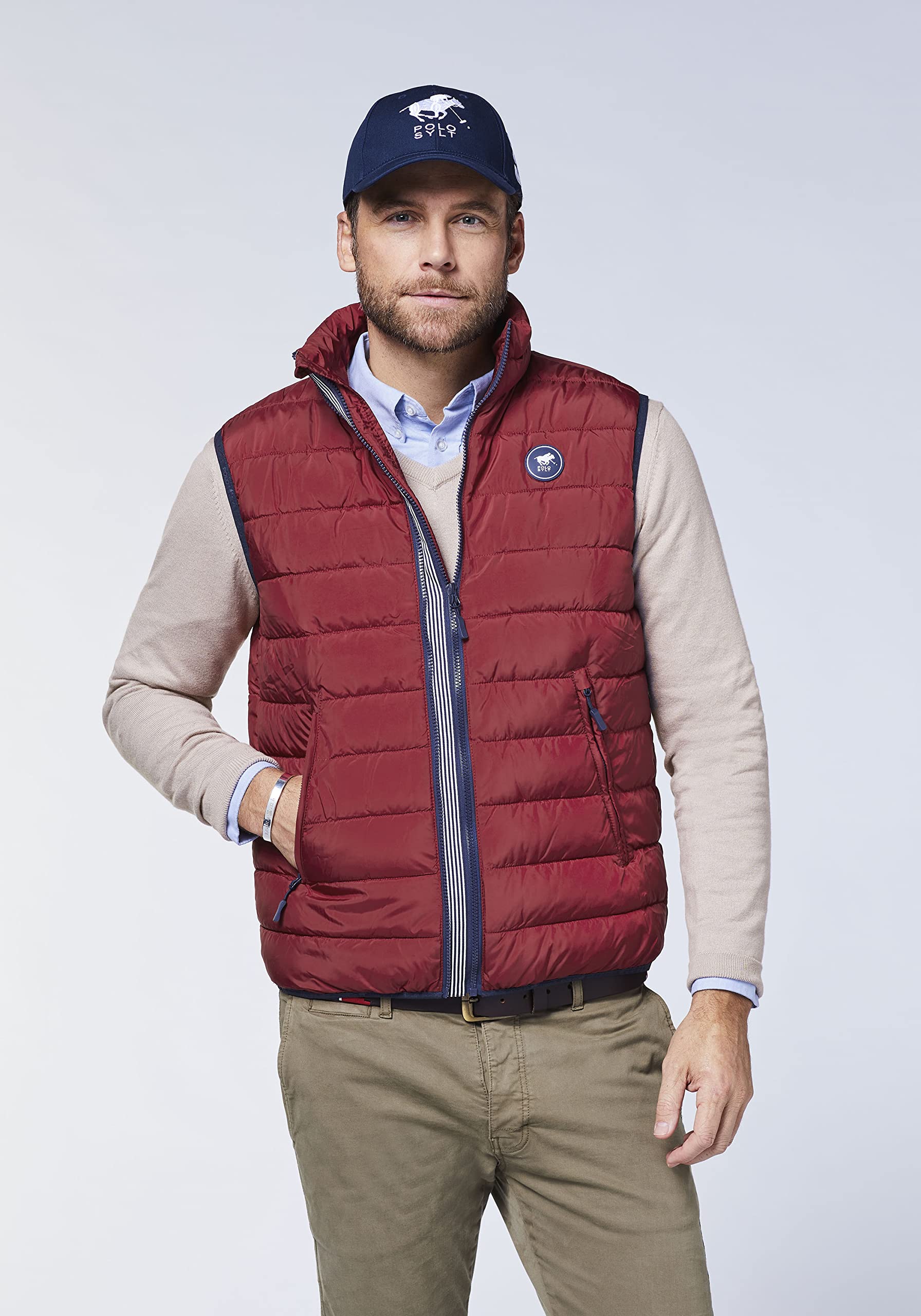 Steppweste mit Double-Zipper