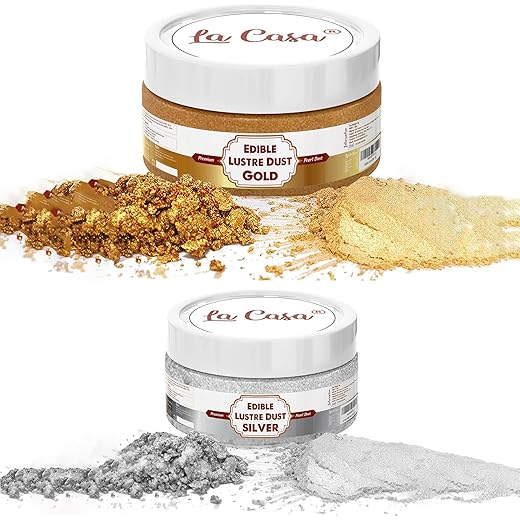 La Casa Premium Edible Lustre Dust Pack of 2 2x9gm