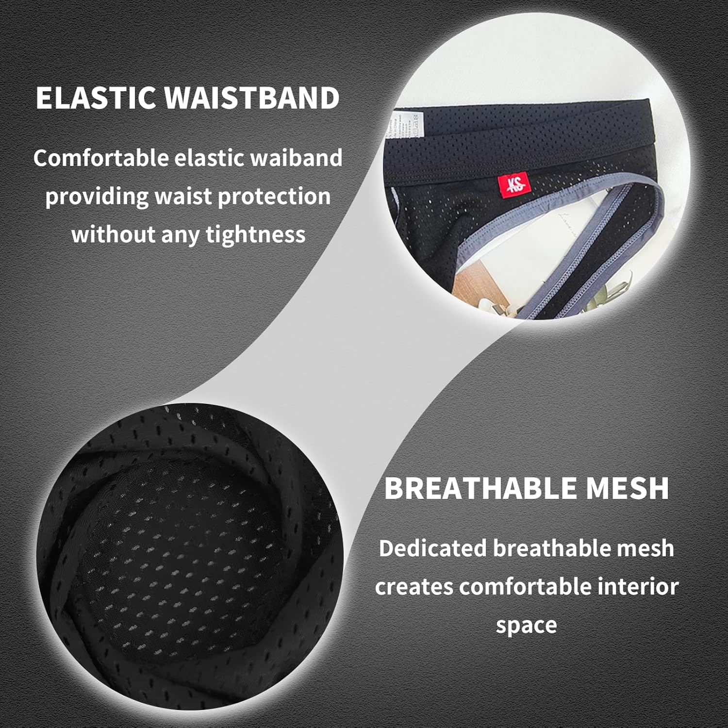 KAREN SPACE Men's Jock Strap Breathable Mesh Sexy Mens Underwear Athletic Supporters for Men - Image 4