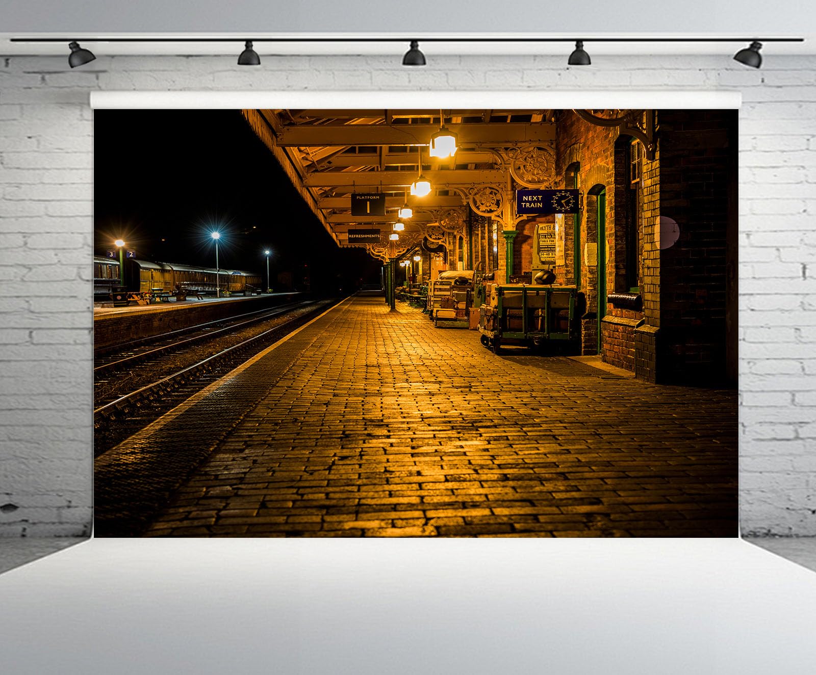 Back Drops For Photo Shoot 7x5 FT Western Train Track Photography ...