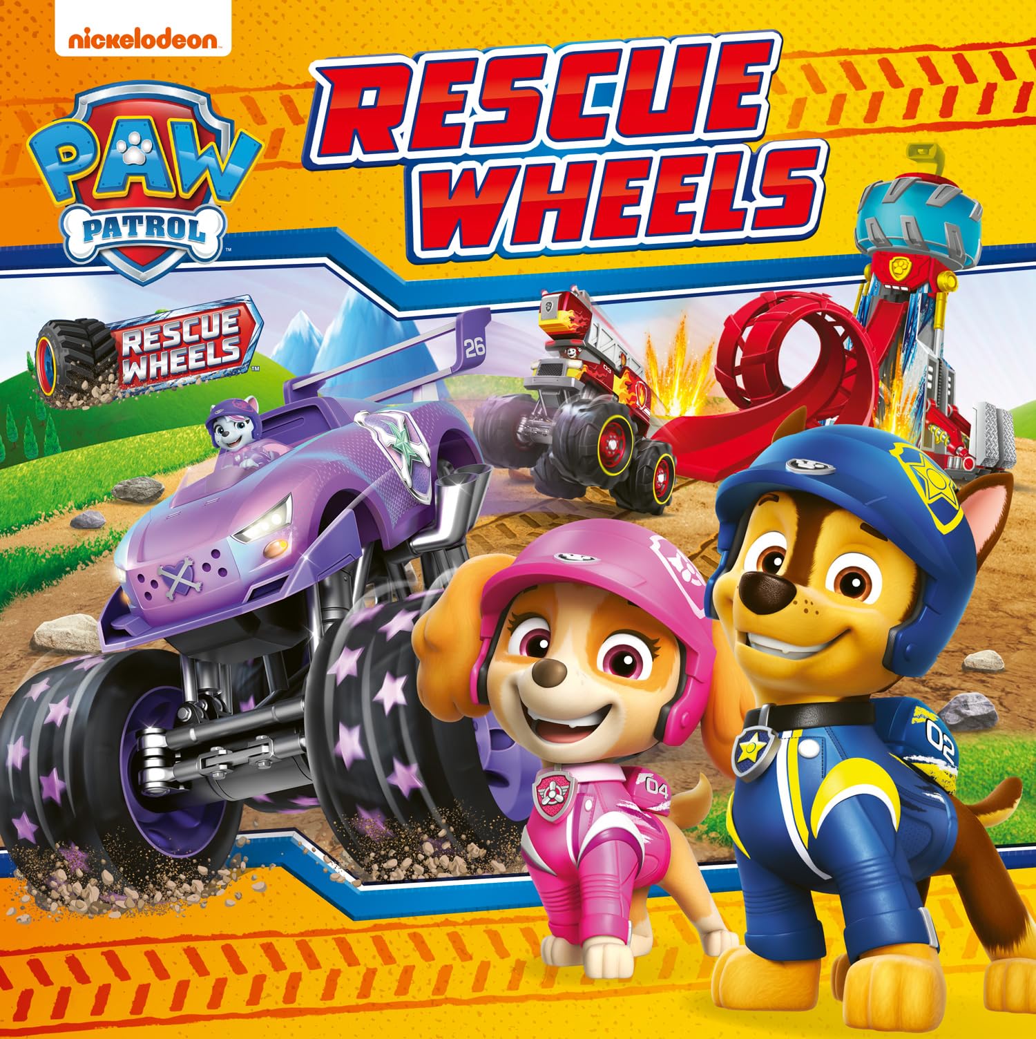 PAW Patrol Rescue Wheels Picture Book: Join Nickelodeon’s PAW Patrol in a new monster truck rescue adventure. The perfect gift for fans aged 4+.