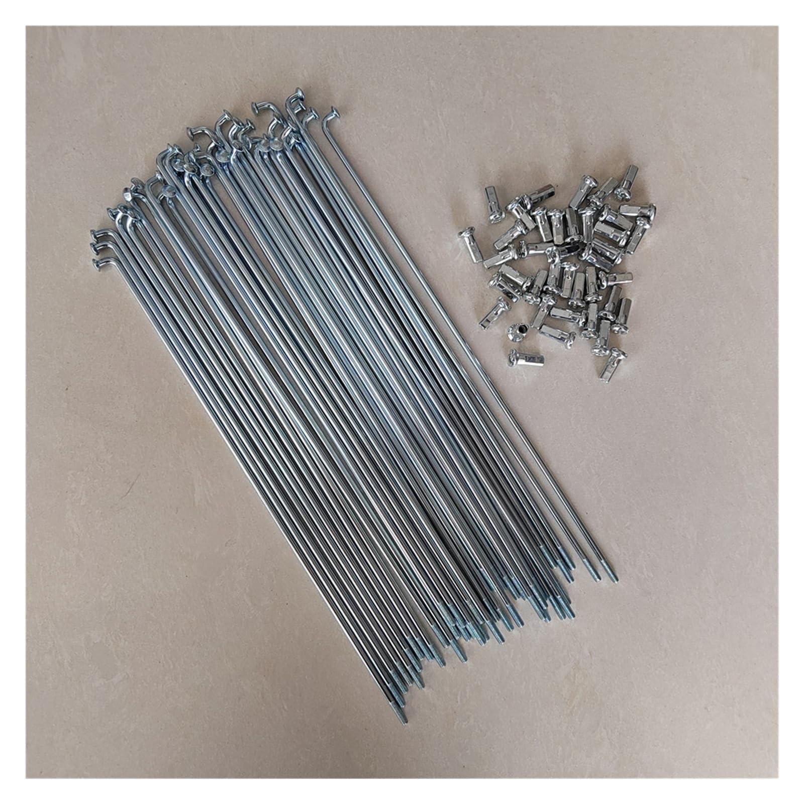 Raggi Bici Raggi for Bicicletta elettrica 12G Diametro 2,5 mm Lunghezza 170-305 mm Acciaio 40 Pezzi con nippli(270mm)