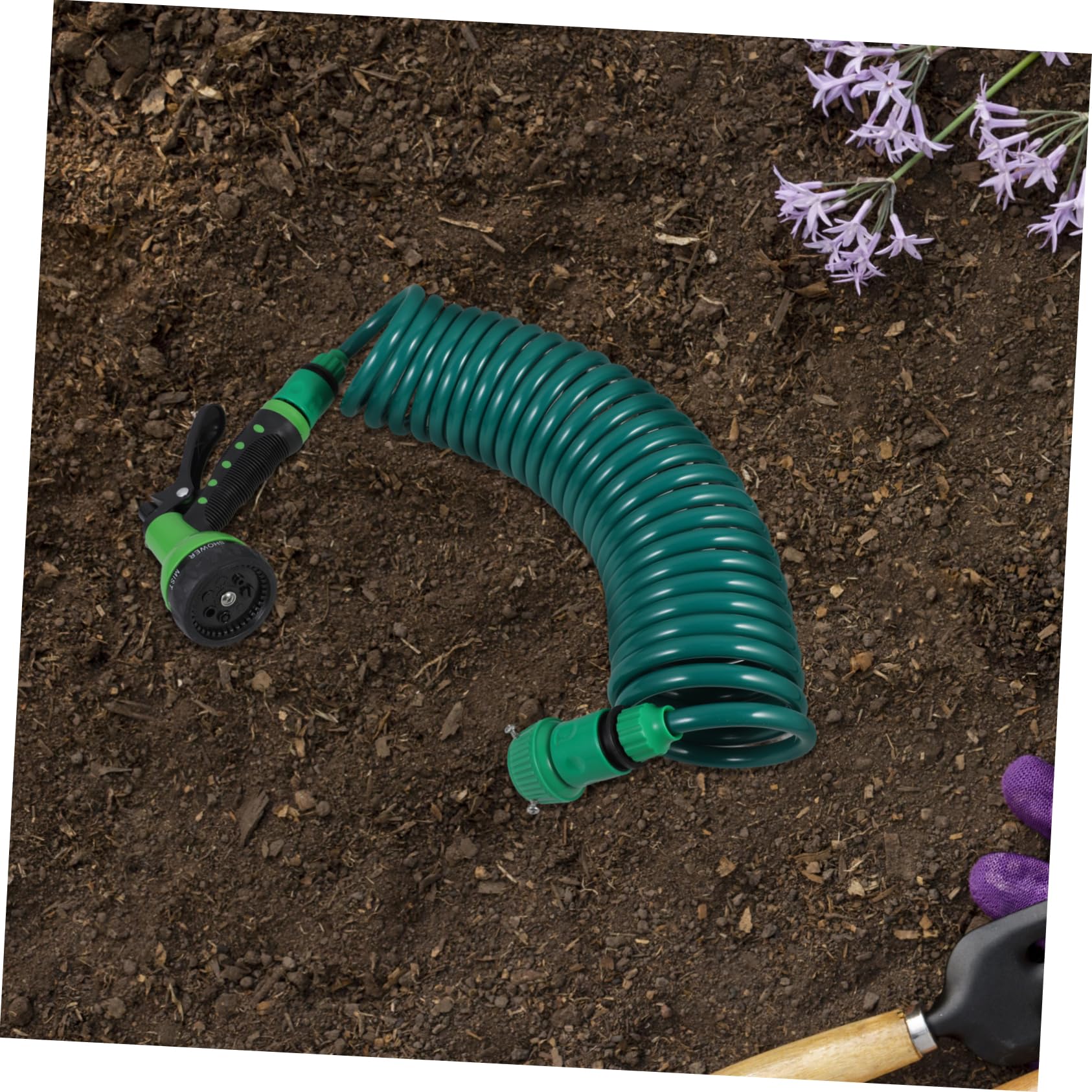 2pezzi Canna Per Irrigazione Giardino Espandibile Ugello Sprayer Resistente e Durevole Per Lavaggio Auto e Pulizie Domestiche