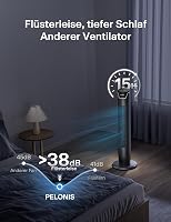 Pelonis Torony Ventilátor Távirányítóval, Csendes Állóventilátor Hálóhoz és Irodához 7