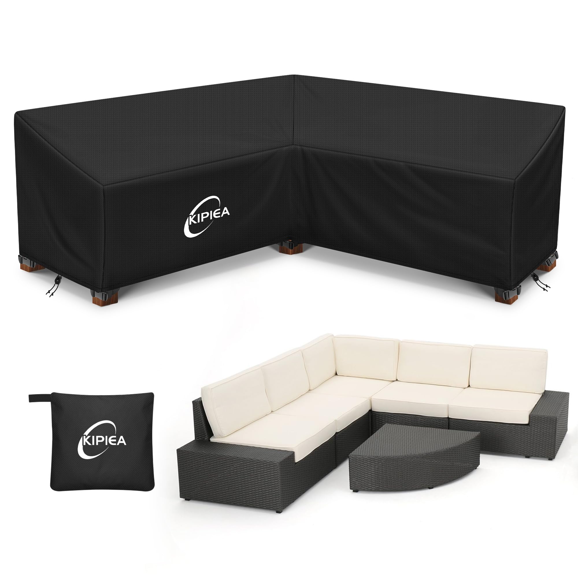 Kipiea V Shaped Garden Furniture Covers Waterproof