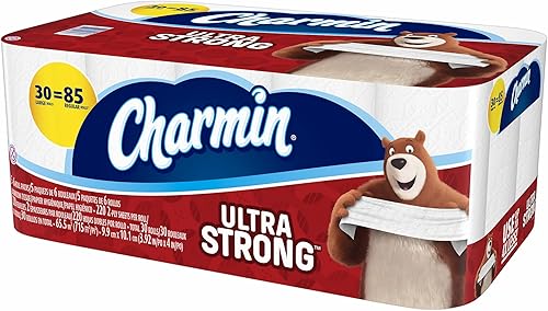 Charmin Papel higiénico ultra fuerte, 30 rollos grandes