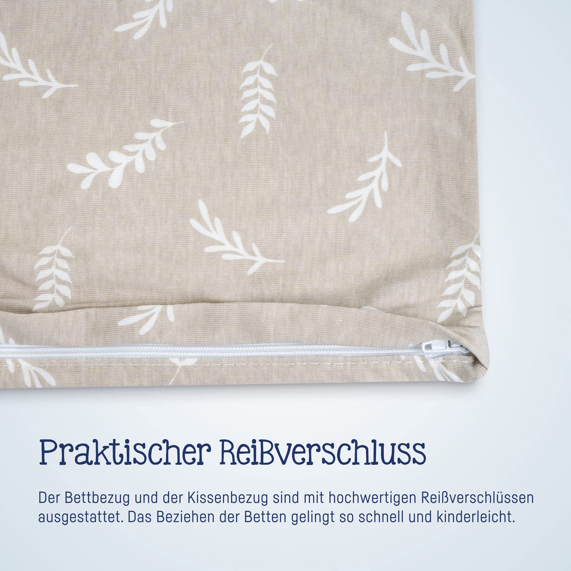 Julius Zöllner Twiggy Jersey Children's Bed Linen 100 x 135 cm + 40 x 60 cm - Image 4