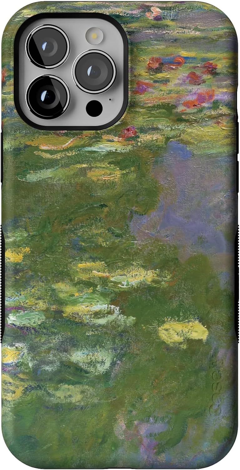 Casely iPhone 13 Pro Max Case | Monets Water Lilies | The Met Museum Collection | Compatible with MagSafe | Bold Protective Design