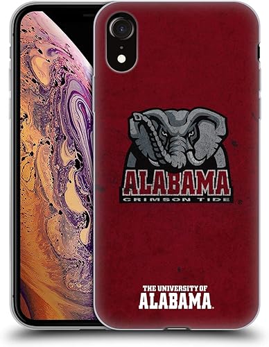 Miniatura 383 de Head Case Designs Funda de gel con logotipo oficial de la Universidad de Alabama UA [protección de grado militar] compatible con Apple iPhone 11