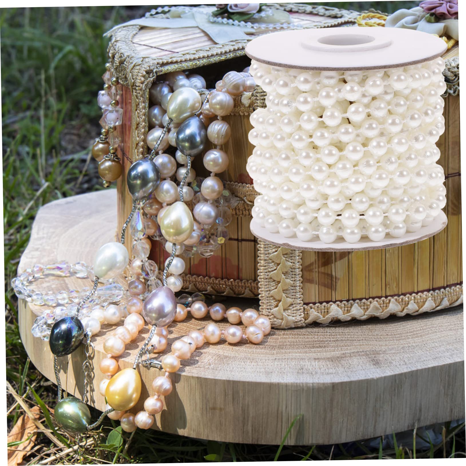 Amazon.co.jp: HOODANCOS ロール2個 パールビーズ の真珠 パールチェア  