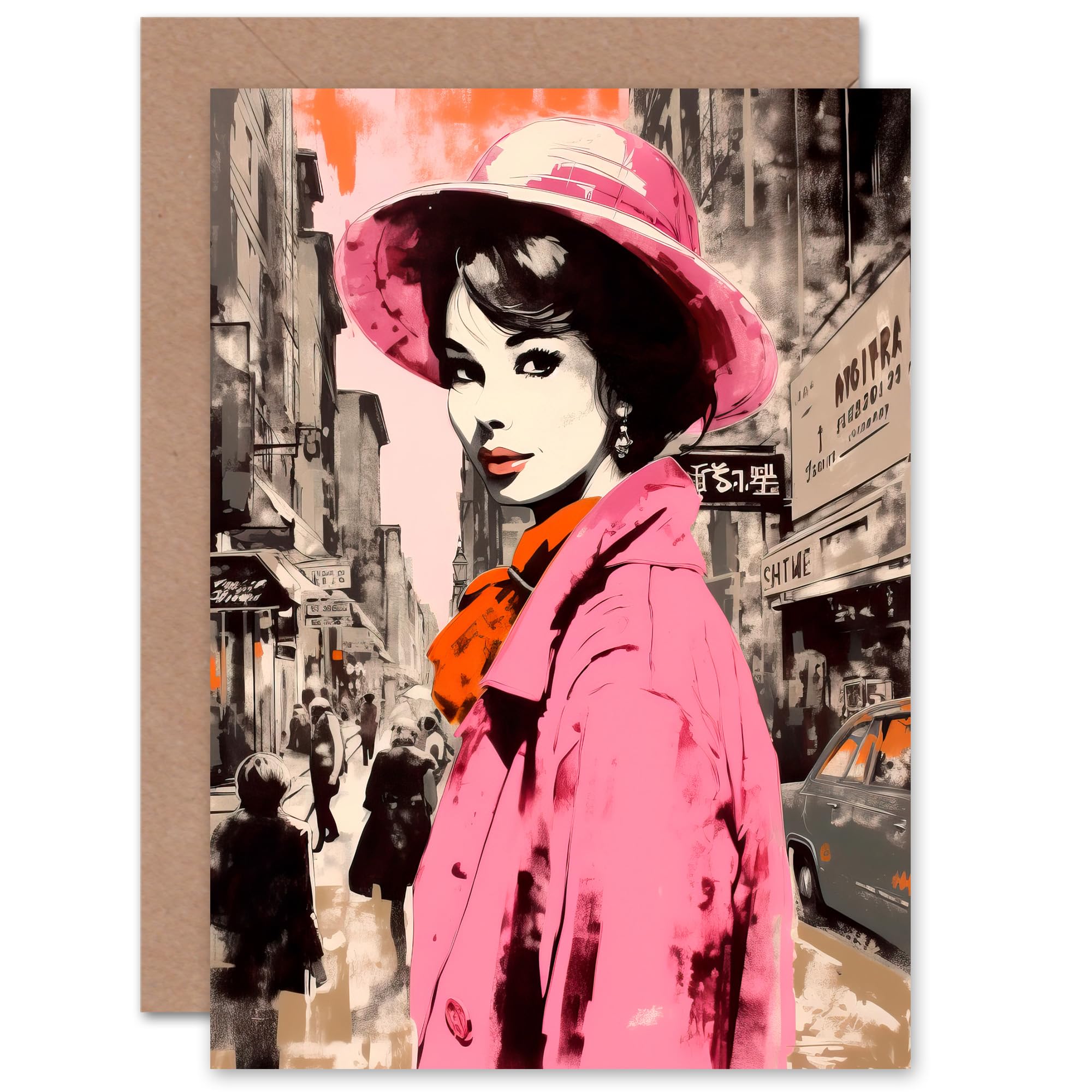 Artery8 Birthday Thank You Greeting Card - Pink