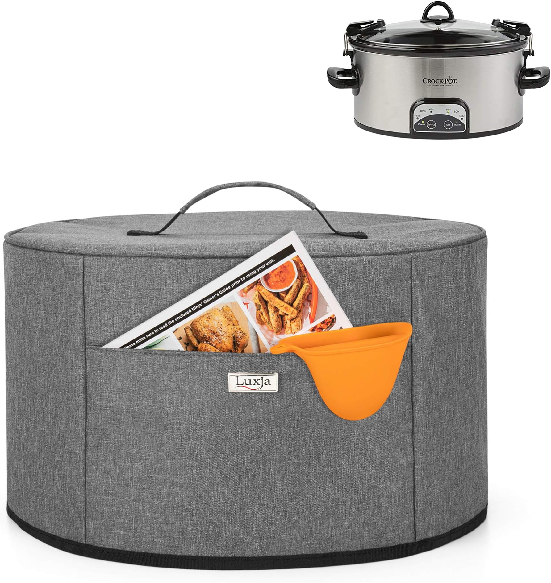 YARWO Slow Cooker Dust Cover Compatible for Crock Pot and