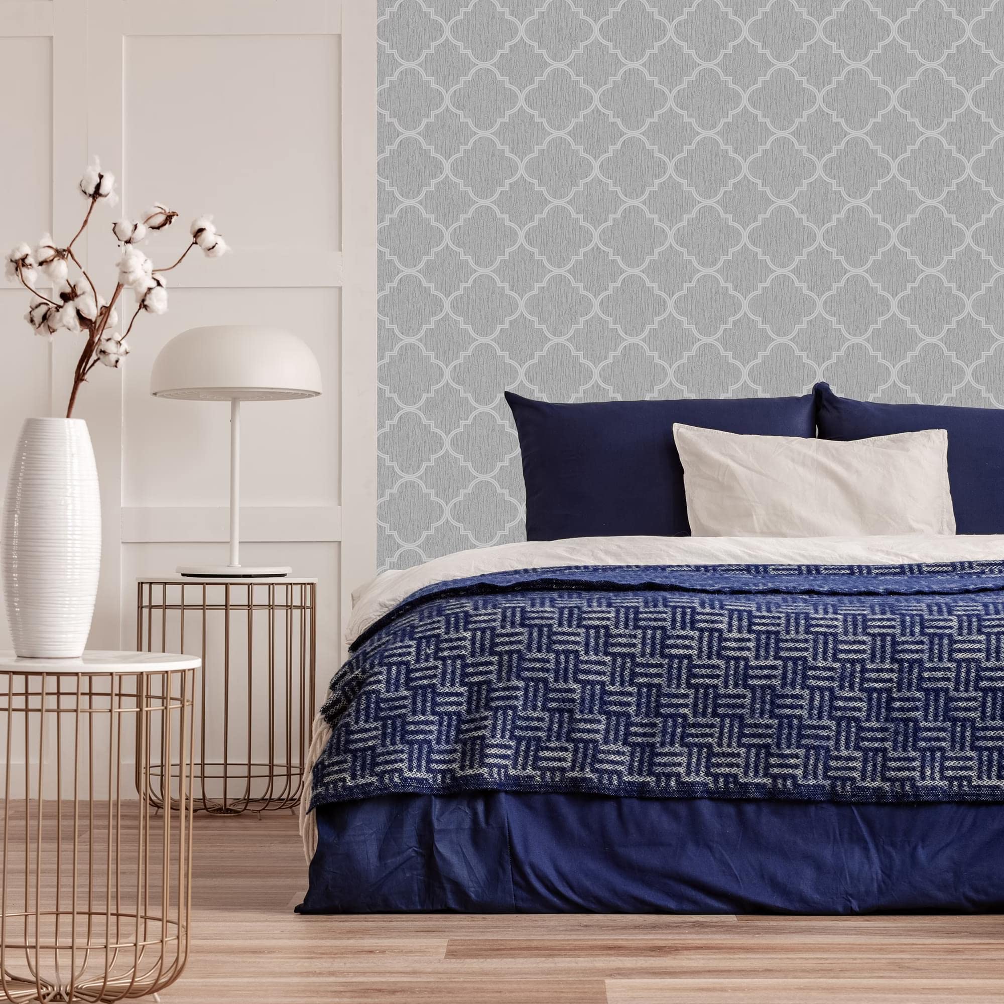 Superfresco Silk Sparkle Silver Wallpaper | Texture | Eco-Friendly