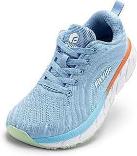 FitVille Wide Fit Sneakers for Women Lightweight Breathable Road Running Shoes Arch Support Sneakers for Gym Fitness Joggi...
