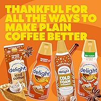 Vista 120 de International Delight Crema de café, caramelo macchiato, crema saborizada refrigerada, botella de 32 onzas líquidas