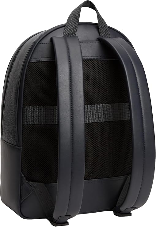 Tommy Hilfiger Men’s Backpack Central with Exterior Patch Pocket, Blue (Space Blue), One Size