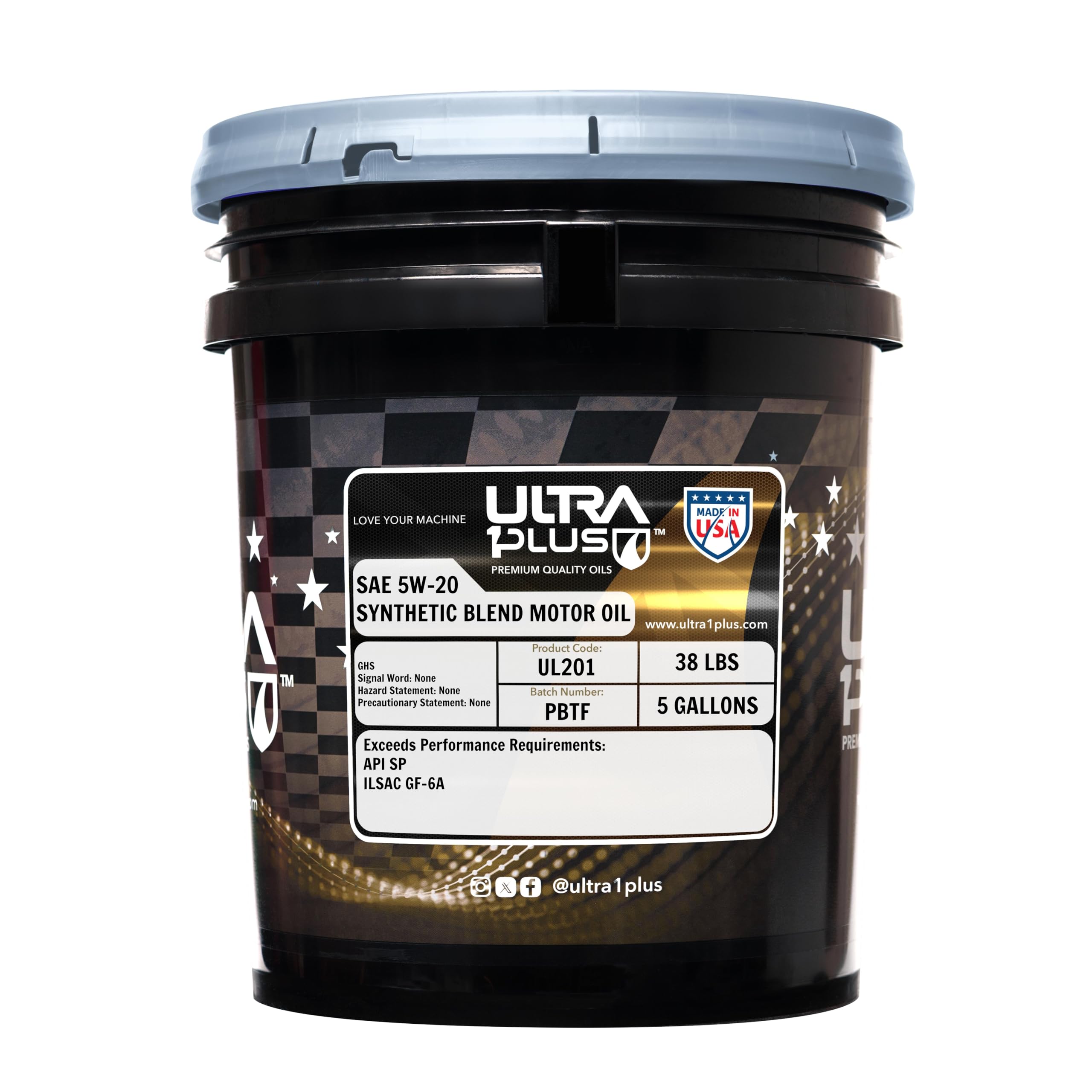 ULTRA 1PLUSSAE 5W-20 Synthetic Blend Motor Oil API SP ILSAC GF-6A