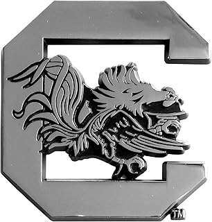 FANMATS 14929 NCAA University of South Carolina Gamecocks Chrome Team Emblem,2.9