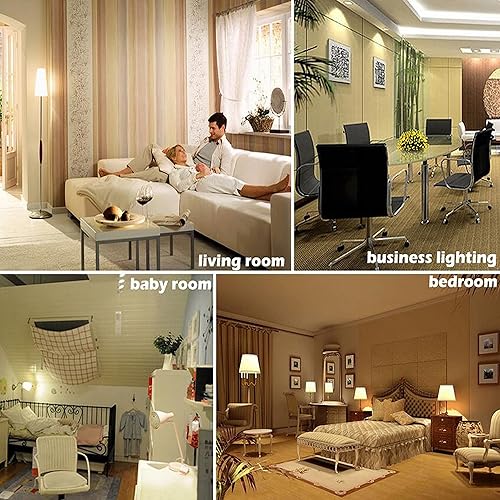 Miniatura 6 de PAR20 Bombilla de luz de inundación, bombillas brillantes de 9 W (equivalente a 90 W), iluminación empotrada, 720 lúmenes, blanco suave de 4000 K,