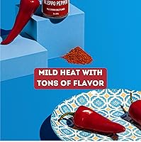 Vista 4 de Pimienta Aleppo de Z&Z Copos de pimienta de Alepo ligeramente picantes (Pul Biber especia turca), especia de pimienta de Alepo para camarones