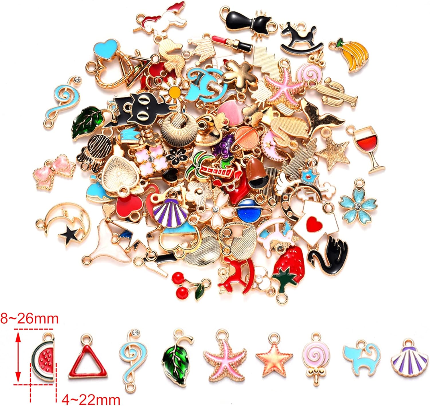 30 Stks Verschillende Hangers Bedels Mooie Sieraden Maken Accessoires