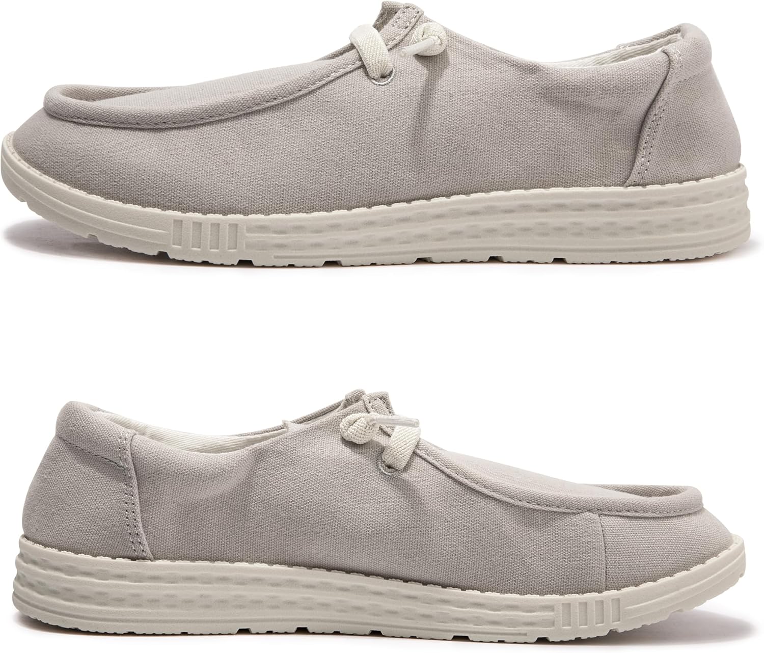 Women's Slip On Loafers - Canvas Casual Walking Shoes Comfortable Low Top Flats Outdoor Fashion Sneakers - Image 2