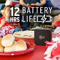 Vista 2 de Klipsch The Austin Portable Bluetooth Speaker with a 1.5" Full Range Driver, IP67 dust and Waterproof Rating, 12 Hours of Playtime for a Premium