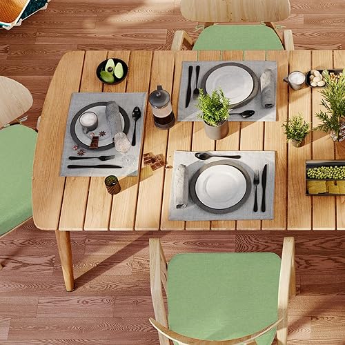 Miniatura 201 de AAAAAcessories Cojines en forma de D, espuma de 2 pulgadas de grosor, con lazos y funda extraíble lavable a máquina, 17 x 16 pulgadas, juego de 4