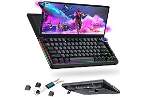 Kwumsy K3 Portable Touch Monitor Gaming Mechanical Keyboard with Built-in Screen