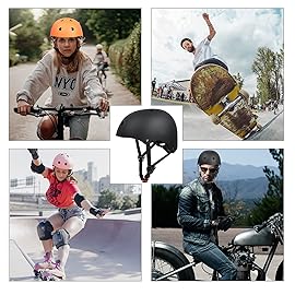 67i Bike Helmet for Adults & Kids 8-14 - Adjustable L (22.83-23.82) Lightweight Ventilated Cycling Helmets with 11 Vents (Black)