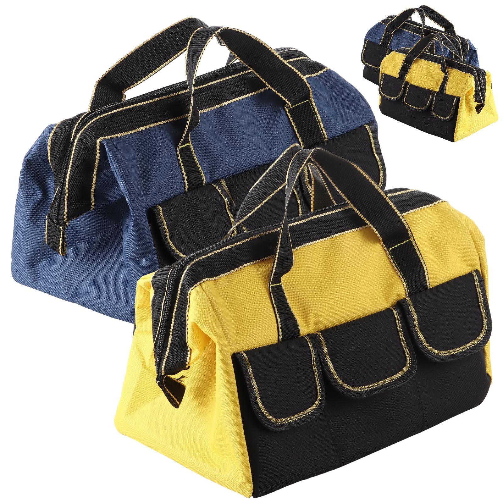 Lot de 4 sacs à outils en tissu Oxford avec 5 poches pour artisans