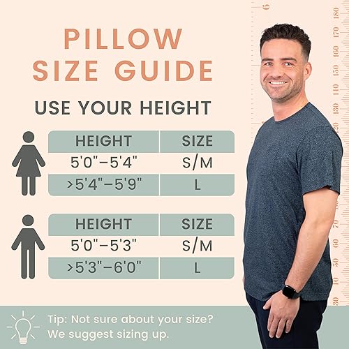 Miniatura 8 de MOYOAMA Almohada para después de cirugía de hombro con correas y bolsillo, almohadas de manguito rotador para dormir, elementos esenciales después