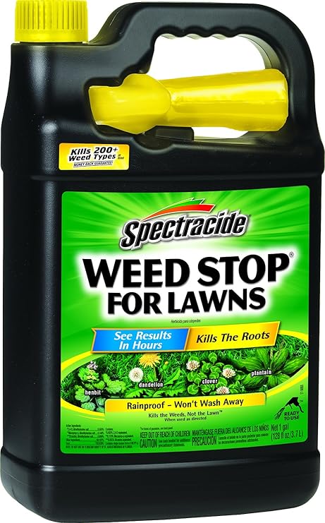 Amazon Com Spectracide Weed Stop For Lawns Ready To Use 1 Gallon Weed Killers Patio Lawn Garden