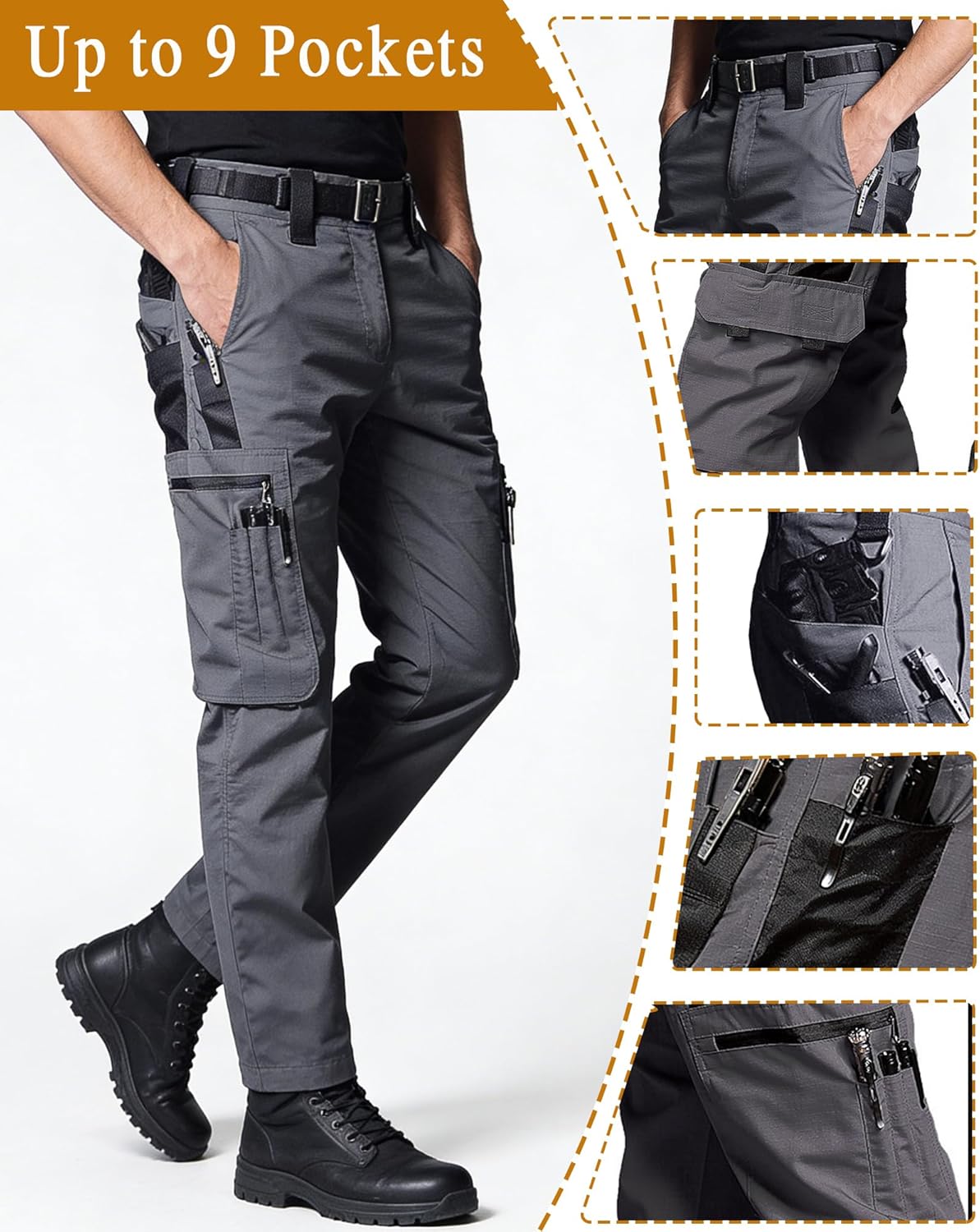 Men's Tactical Military Suits Long Sleeve Lightweight Durable Uniforms Combat Shirt and Pants Airsoft Gear