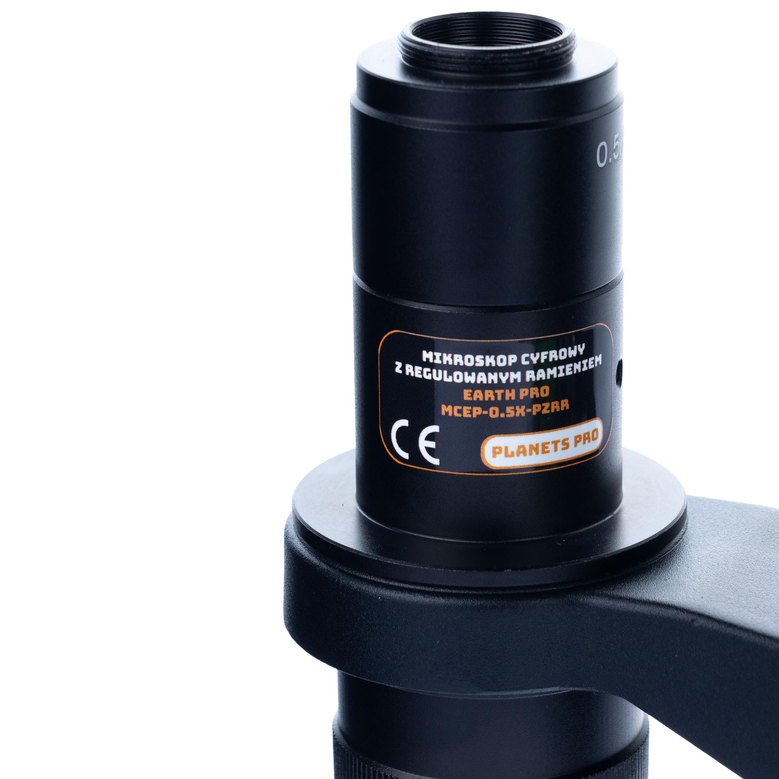 Rosfix Microscopio Digitale Earth Pro MCEP-0.5X-PZRR – Zoom 7–45x, Braccio Regolabile, C-Mount | Ottica Professionale 3D | Elettronica, Biologia, Gioielleria | Microscopio Professionale
