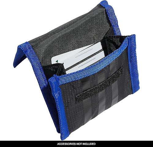 Miniatura 3 de adidas Originals Cartera de viaje con bolsillo para el cuello con cordón desmontable, negroazul lúcidorosa haz, talla única, NegroAzul LucidoRosa
