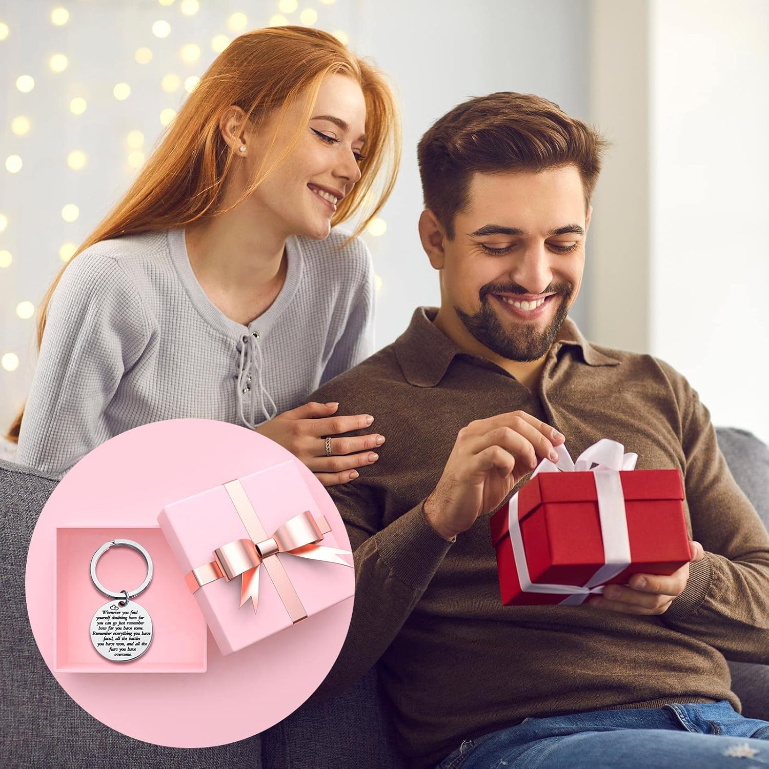 Taiyin 4 Pieces Inspirational Keychain Coworker Encouragement You Are Awesome Gifts Employee Appreciation Thank You Key Chains for Teamwork Women Friend Birthday Students back to School gifts - Image 4