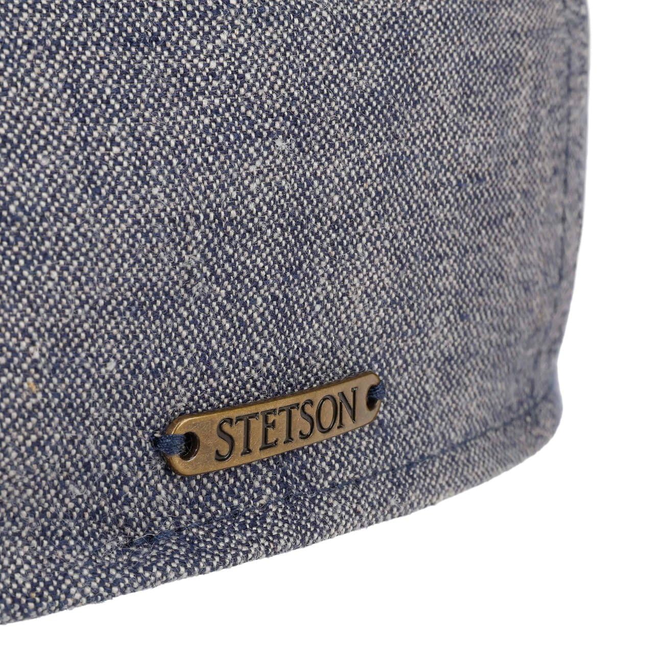 Stetson Texas Gavona Casquette Plate Lin Protection Anti-UV 40 Fabrique en UE Homme Printemps Ete
