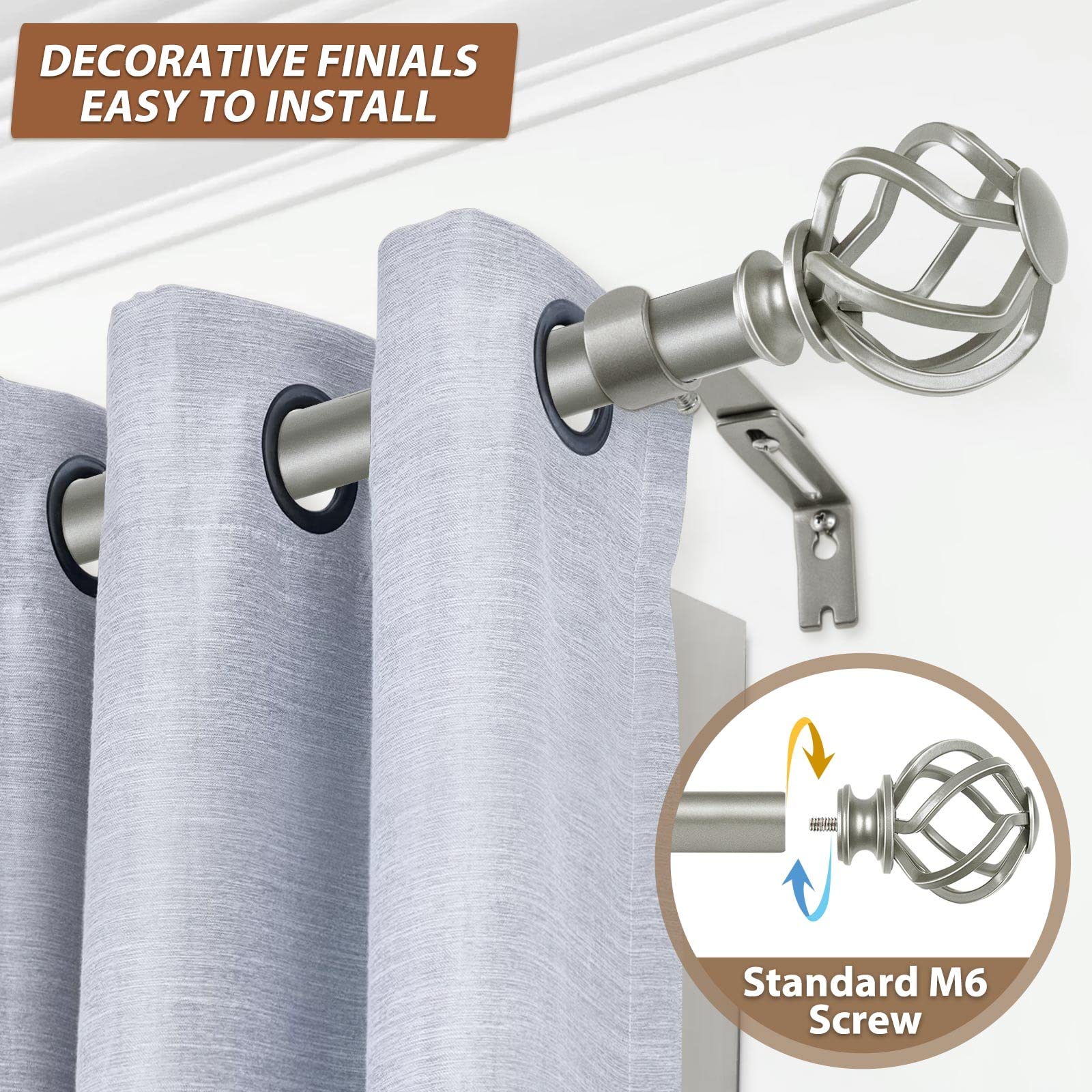 Gardinenstange Zubehör Metall Victoria M. Gardinen Produktbild-Vorschau 8
