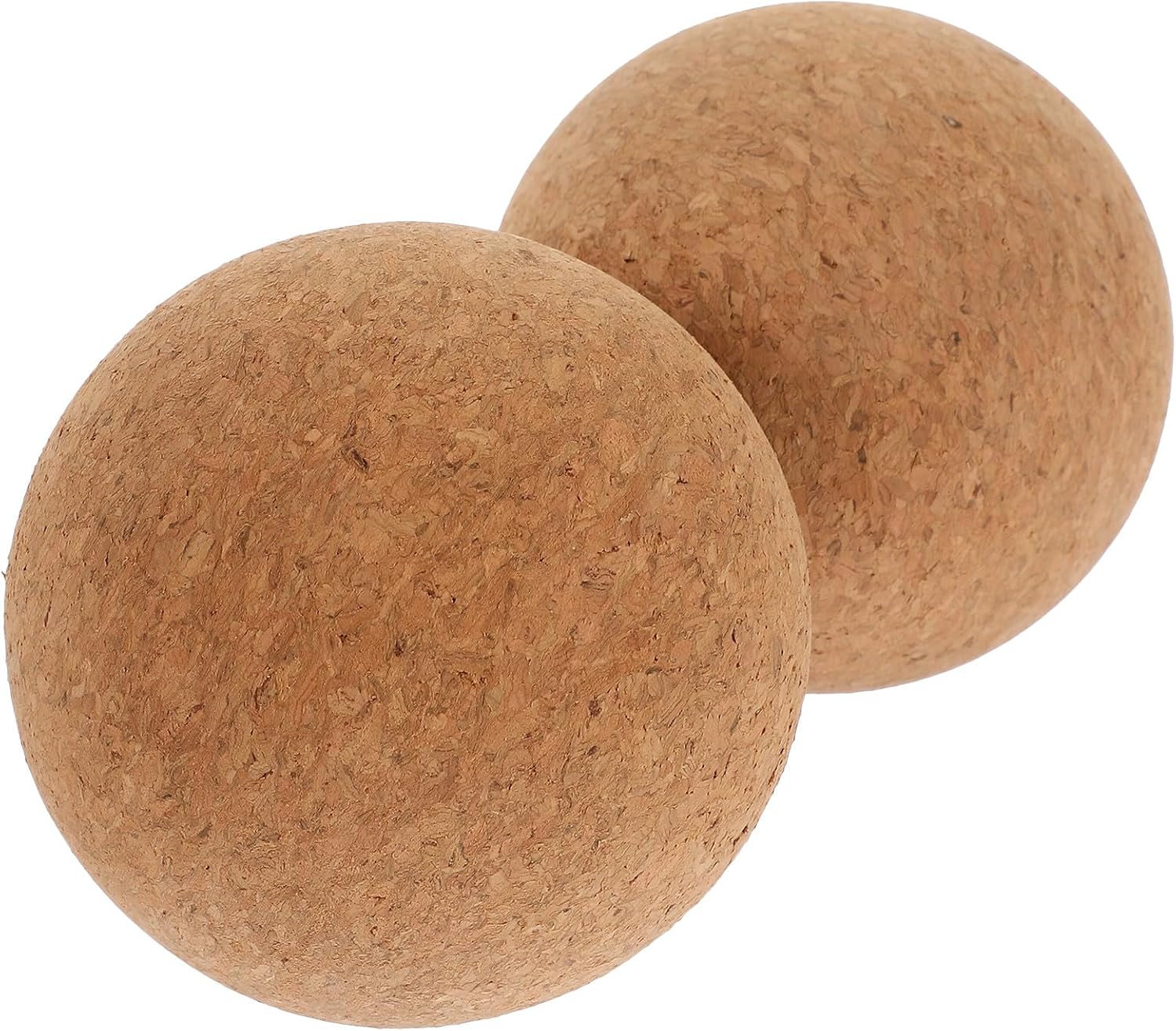 TIDTALEO 2pcs High-Density Cork Massage Balls 100mm Fitness Roller Ball for Sore Muscle Therapy and Myofascial Release Hand Massager for Yoga and Deep Tissue Relaxation