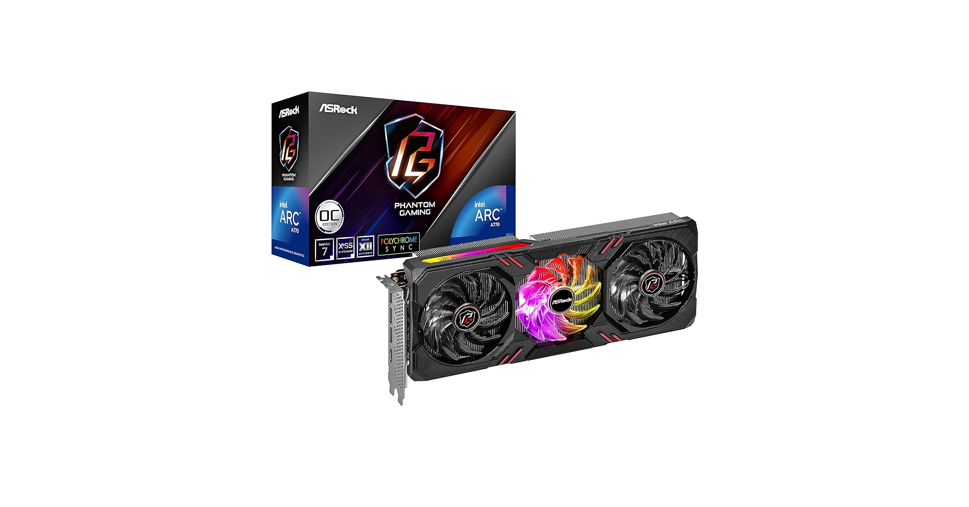 グラフィックボード・グラボ・ビデオカード ASRock Arc A770 PHANTOM GAMING D 8GB OC ASRock | Intel Arc A770 Phantom Gaming D 8GB OC