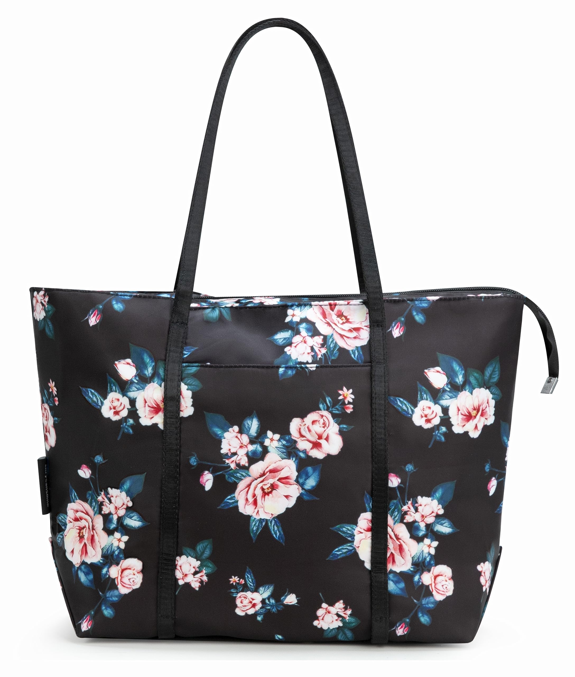 Chrysansmile Large Tote Bag for Women Work Nylon Shoulder Bags Waterproof Beach Bag Flower Womens Purses and Handbags