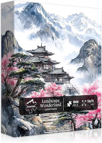 Miniatura 8 de Rompecabezas de París de 1000 piezas, rompecabezas de paisaje floral con escena de pájaros, perros, gatos y mariposas, desafío escénico natural